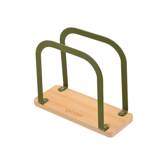 Estia Χαρτοπετσετοθήκη Bamboo Essentials Όρθια Μεταλλική 15x6x12.5 εκ