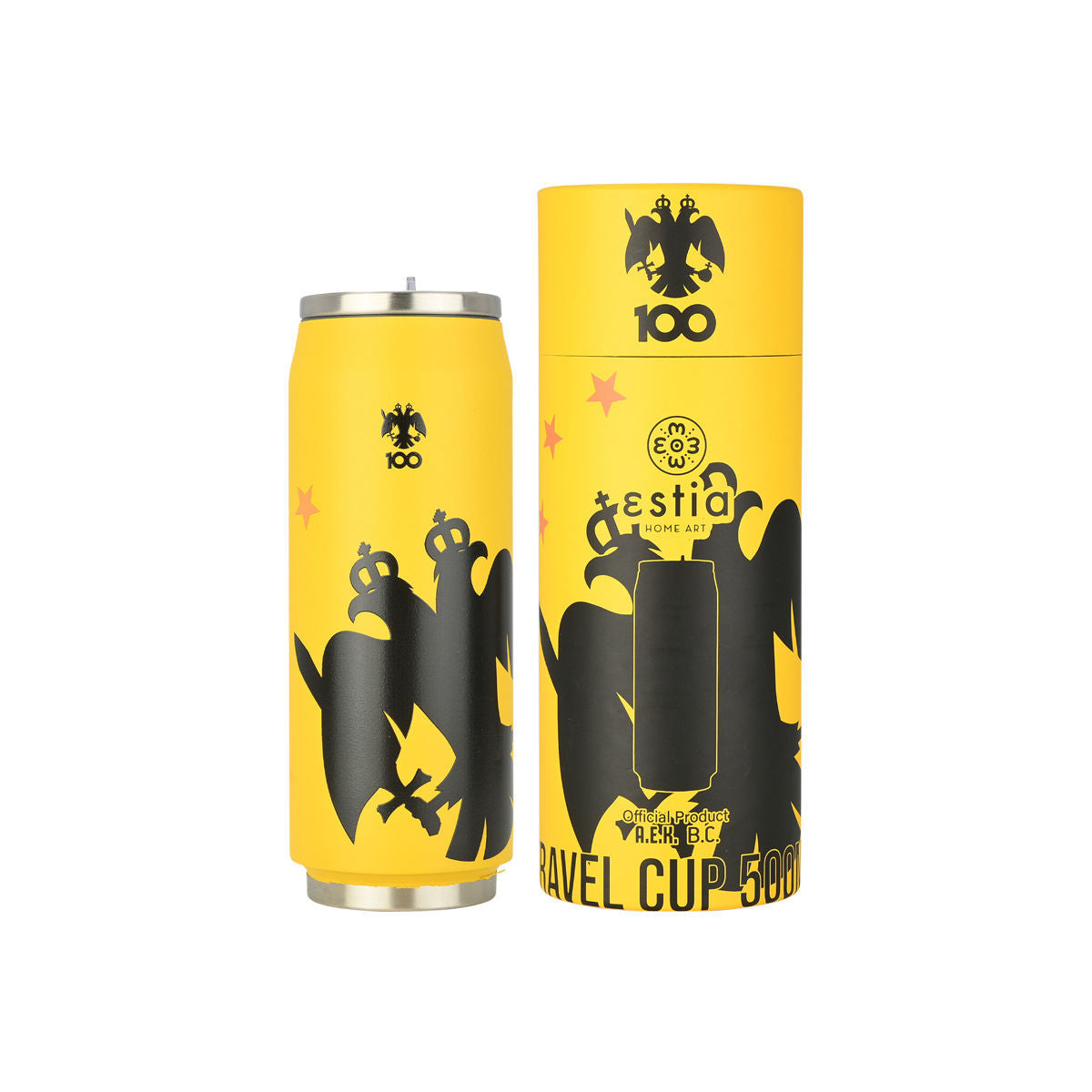 Estia Θερμός Travel Cup AEK BC Edition - 500ml