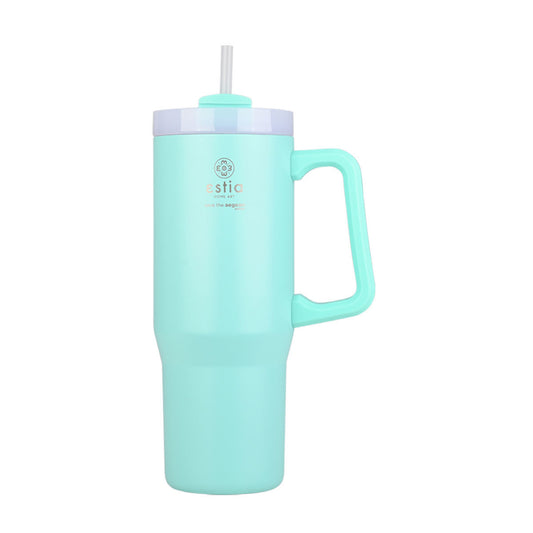 Estia Straw Tumbler XL Save The Aegean Ποτήρι Θερμός με Καλαμάκι - 900ml