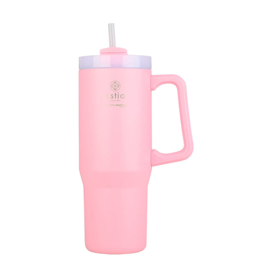 Estia Straw Tumbler XL Save The Aegean Ποτήρι Θερμός με Καλαμάκι - 900ml