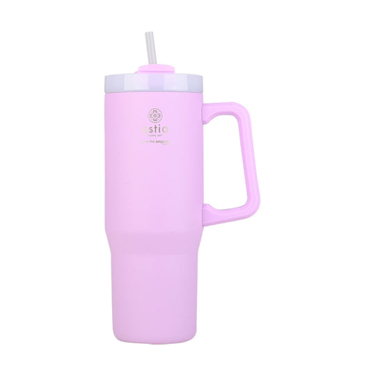 Estia Straw Tumbler XL Save The Aegean Ποτήρι Θερμός με Καλαμάκι - 900ml