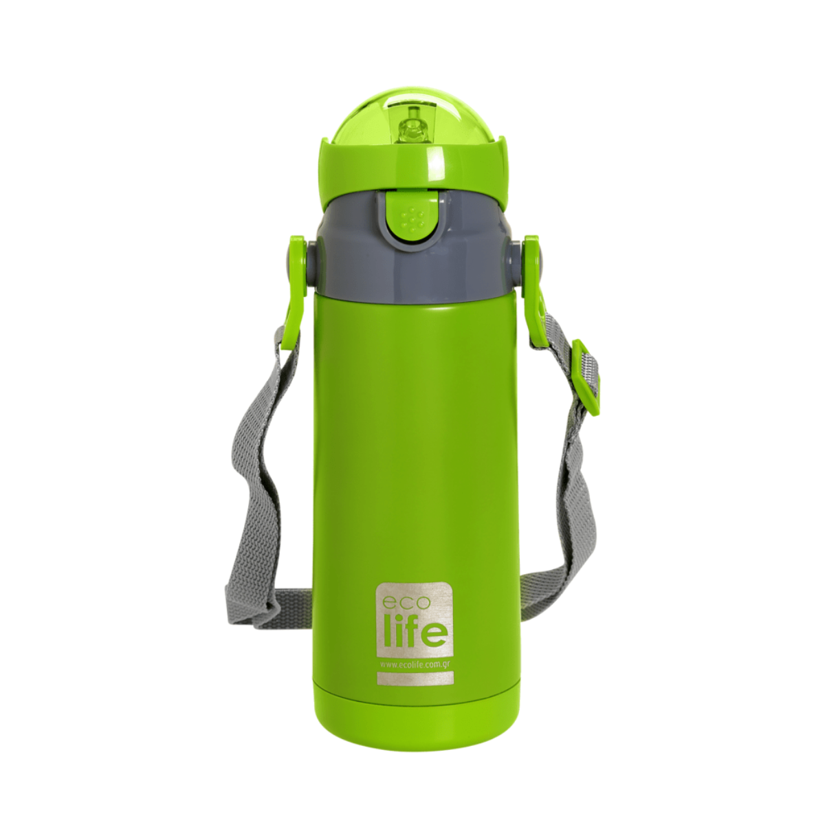 Ecolife Kids Παγουράκι Θερμός Green - 400ml